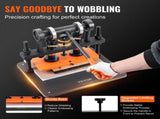 Leather Cutting Machine, 11 x 5.5 in Embossing Plate Manual Die Cutter, 0.47 in Pressure Stroke V952-SDSLPGYHJ28XE5XVZV0