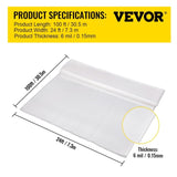 Greenhouse Film, 24' x 100' Greenhouse Plastic Sheeting, 6 mil Thickness Suncover Greenhouse, V952-TMWSM24FT100FS1KWV0