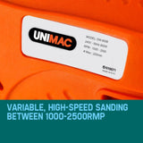 UNIMAC Drywall Sander Plaster Wall Board Dust Free Drywall Disc Gyprock 800W V219-DW-SMALL