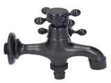 All Copper Wall Mount Faucet European Retro Cold Hot Faucet Home Toilet Basin Tap V1294-YM0521-3112230000111