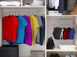 Clothes with Clips Plastic Set of 12 Pack Heavy Duty Dresses, T-Shirts Shirt Suit V1258-DP02-WO-54