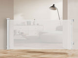 BoPeep Retractable Baby Safety Gates 300cm White 300 cm KD1134-300-WH