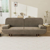 LEVEDE CONVERTIBLE SOFABED WITH USB CHARGE AND SIDE TABLE SOFABED1008-KH
