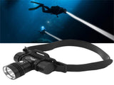 Waterproof LED Diving Headlamp Underwater High Brightness Head Light for Land and Water Use V1294-YM0901-3119200046811