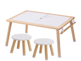 Kids Sensory Table & Chair Set Sand Water Play Table with 2 Storage Bins V952-GGZZDZHK2129ZA1KCV0