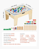 Multi-Purpose Activity Play Table 290 Building Bricks & 30 PCS Accessories V952-CGKHCZ305216IRWXQ001V0