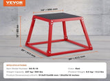 Plyometric Jump Box, 18 Inch Plyo Box, Steel Plyometric Platform and Jumping Agility Box, Anti-Slip V952-TXTD18YCGTHSGS4ASV0