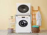 Dryer Stand Over Front Loading Washing Machine, 100kg Heavy Duty Steel Stacking Kit, 102x67x60cm XFYA-DS-WH