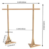 Heavy Duty Square Wedding Arch Wooden Backdrop Stand Balloon Floral Arch Frame V767-HQ-XJ122-V2