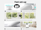 3-in-1 Devanti Portable Air Conditioner Dehumidifier Fan 7000BTU PAC-B-7000-WH