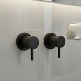 Bathroom Shower Bath Hot and Cold Mixer WATERMARK Certified in Black V63-847871