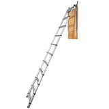 Attic Ladder Telescoping, 158.76kg Capacity, 100cm x 59.94cm,Multi-Purpose Aluminium Extension, V952-SSKKSGLTLHJ3RSMJGV0