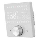 Smart Digital Thermostat LCD Color Display Precise Control Intelligent Temperature Controller White V1294-YM0706-3114230111712