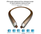 Bluetooth Headphone,Wireless Neckband Headset with Retractable Earbuds V1263-JX-77