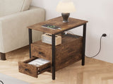 Levede Side Table Narrow Coffee End Table NI1055