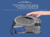Portable Electric Outdoor Shower Kit Handheld Battery-Powered Shower Head Set for Camping, V888-ELOSUNG44637