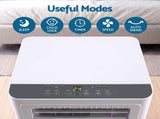 Devanti Portable Air Conditioner 5000 BTU 3-in-1 with Remote Control PAC-B-5000-WH