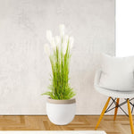 SOGA 150cm Wheat Plume Grass Artificial Plant, Home Decor APLANTFH6003