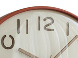 12 Inch Wooden Wall Clock Silent Non Ticking Wall Clock Battery Operated Round for Kitchen Home V1294-YM0901-3115240110412