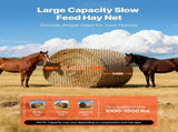 Round Bale Hay Net, 1.5 x 1.5 x 1.5 m, 44.45 x 44.45 mm Holes, PE Material, Reinforced Knotted V952-MGCWZWYYJW55TJWBB001V0