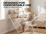 Artiss Laptop Desk Foldable Study Desk Home Office Oak LA-DESK-C-60D-FOLD-WD