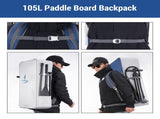 105L Waterproof Paddle Board Backpack Large Capacity Portable Oxford Cloth SUP Surfboard Bag V1308-DSZKI-405