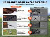 Pop Up Gazebo Tent, Pop-Up Screen Tent 6 Sided Canopy Sun Shelter with 6 Removable Privacy Wind V952-ZPSLTZS125X1X8KS1V0