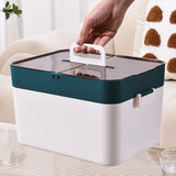Medicine Storage Box, Portable Medicine Cabinet Organiser With Lids, Multipurpose Medical Box, Empty V1366-AZ2-W-12574