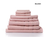 Royal Comfort Eden Egyptian Cotton 600 GSM 8 Piece Towel Pack Blush ABM-231921