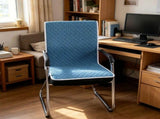 Desk Chair Cushion, Office Chair Pad with High Back Support, One-Piece Non Slip Chair Pads for V1366-AZ2-W-23536