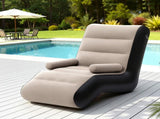 Gardeon Inflatable Chair Sun Lounger Blow Up Folding Air Chairs Sofa for Camping with Pump IAS-SINGLE-CO