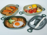Lunch Box - Bento Box with Cutlery - 3-Layer 2000ml Lunch Box - Insulated Lunch Box for Adults and V1188-MS-313-0746