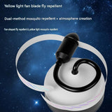 Portable Mosquito Repellent Fan and Ultrasonic Wristband Set - USB Rechargeable Hanging Fly Repeller V888-ELOSUNG56368