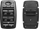 Master Power Window Switch Driver Side Front Left Door Control Button,Fits 20162022 Ram 1500 2500 V1258-DP02-WO-222