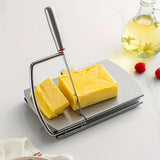 Stainless steel multi-function slicer, precise for even slicing, silicone suction cup for anti-slip V1232-QPQ-001