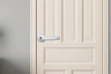 5 in 1 Smart Door Lock Fingerprint Door Knob with IC Cards and Backup Keys - Silver V1263-JX-6264-1