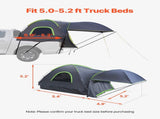 Truck Tent 5.0-5.2ft Waterproof PU2000 Truck Bed Camping Tent 2-3 Person V952-CZZPDZYPK5057U67XV0