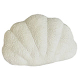10x14 Inch Shell Pillow Seashell Decorative for Bed Couch Living Sofa Room Decor, Soft Shell Shaped V1369-AZ3-W-13634