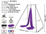 Aerial Yoga Frame & Yoga Hammock, 2950 mm Height Professional Yoga Swing Stand Comes with 12 m V952-KJDC293M12MDB9TTKV0