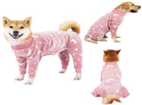 Bobasndm Turtleneck Dog Clothes,Autumn Winter Dog Jumpsuit Coat,Winter Soft Warm Flannel V1189-WXFWAL-20260319-01057