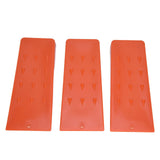 3pcs 8in Felling Wedges Spiked Plastic Safe Logging Tools for Chainsaws Tree Cutting V1294-YM0523-3111210402711
