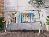 Levede Adjustable Clothes Drying Airer Foldable 150-240cm CR1015-2.4M