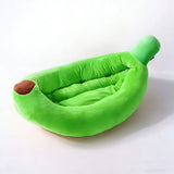 Banana-Shaped Pet Bed Removable Washable Pet Bed Small Medium Dog Bed Cat Bed - Yellow - Size V1106-136-16977-YEL-58-35CM