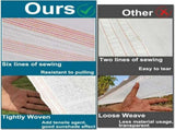 Garden Shade Cloth 90% Sunblock Breathable Mesh Tarp with Grommets for Greenhouse Patio Plants, V1189-LC-RY-00042