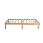 Single Size Warm Wooden Natural Bed Base Frame – King Single V264-STB-108P-NTR-KS-1