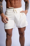 HARD HITTERS MEN'S PRO-TECH PERFORMANCE SHORTS CREAM LARGE V697-MENS-PRO-TECH-PERFORMANCE-SHORTS-CREAM-LARGE