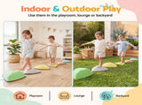 Keezi Kids Stepping Stones 6PCS Balance Stones Indoor Outdoor Toy KBS-6PCS-CLF