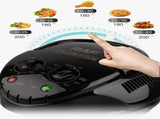 12L 8-in-1 Electric Air Fryer with 360&deg Panoramic Glass Bowl, 1200W Low-Fat Multi-Purpose Cooker for V1107-CS-ZAILXA22