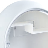 Wall Mounted Makeup Storage Box Oval Shape Waterproof Moistureproof Cosmetic Box Makeup Storage Case V1294-YM0716-3117220140112