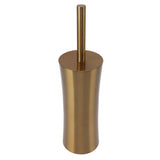 Household Toilet Brush Kit Bathroom Stainless Steel Golden Toilet Brush with Brush Holder Small V1294-YM0901-3112230040811
